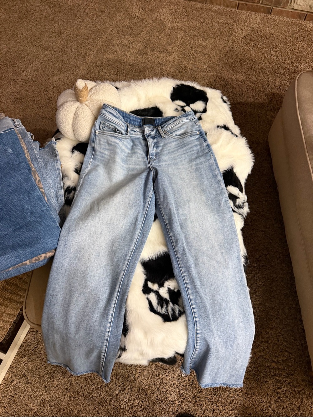 Buckle Light Blue Flare Jeans